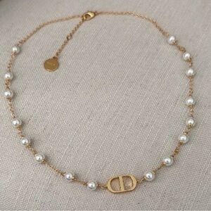 Dior CD pearl necklace